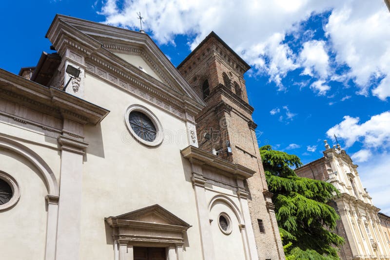 The Center of the Old Town of Parma in Italy Stock Photo Image of