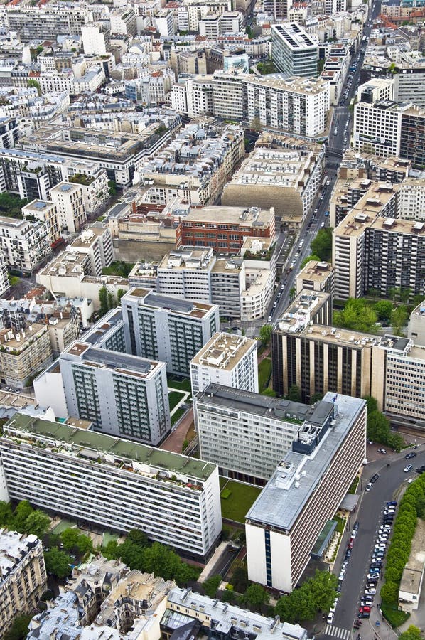 Center of Paris from the heights