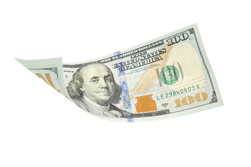 Cento dollari fotografia stock libera da diritti Cento dollari fotografia stock libera da diritti