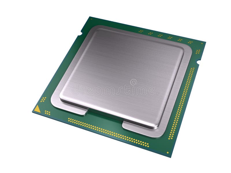 Central Computer Processor royalty free illustration