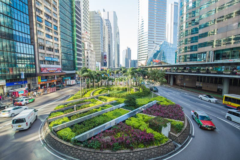 The central district landmark of Hong Kong ,China stock image The central district landmark of Hong Kong ,China stock image