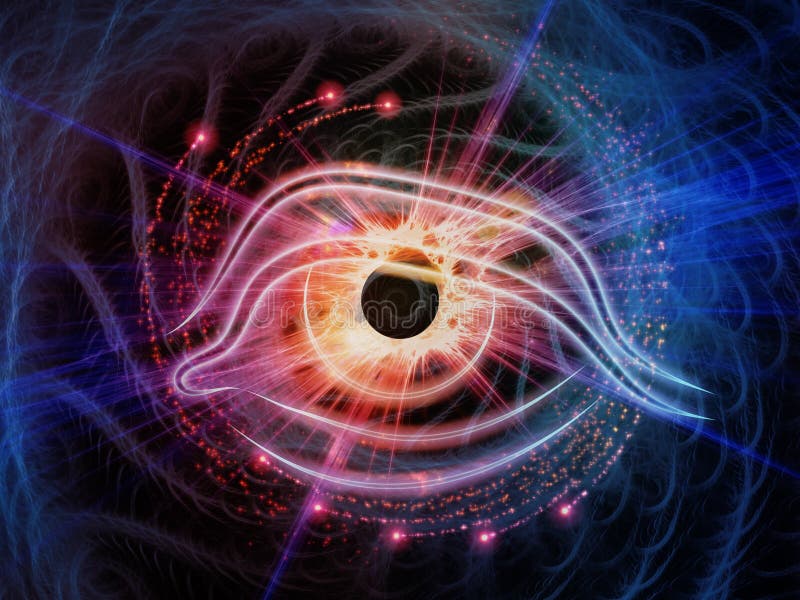 Central Eye stock illustration. Illustration of concept 44270906