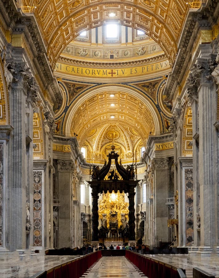 121 Main Altar St Peter Basilica Stock Photos - Free & Royalty-Free ...