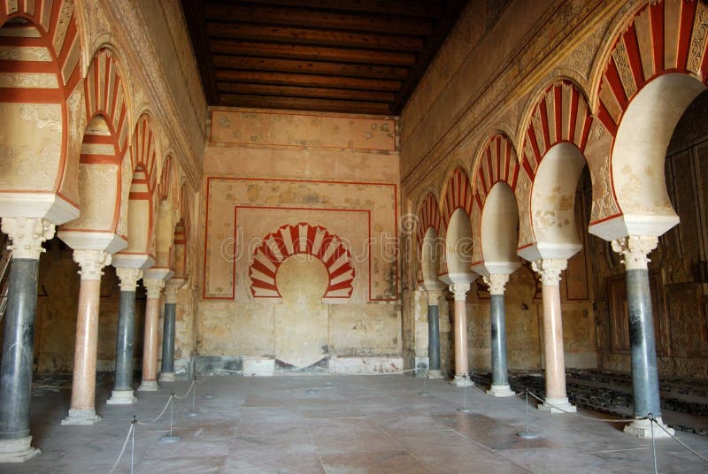Central nave, Medina Azahara, Spain.