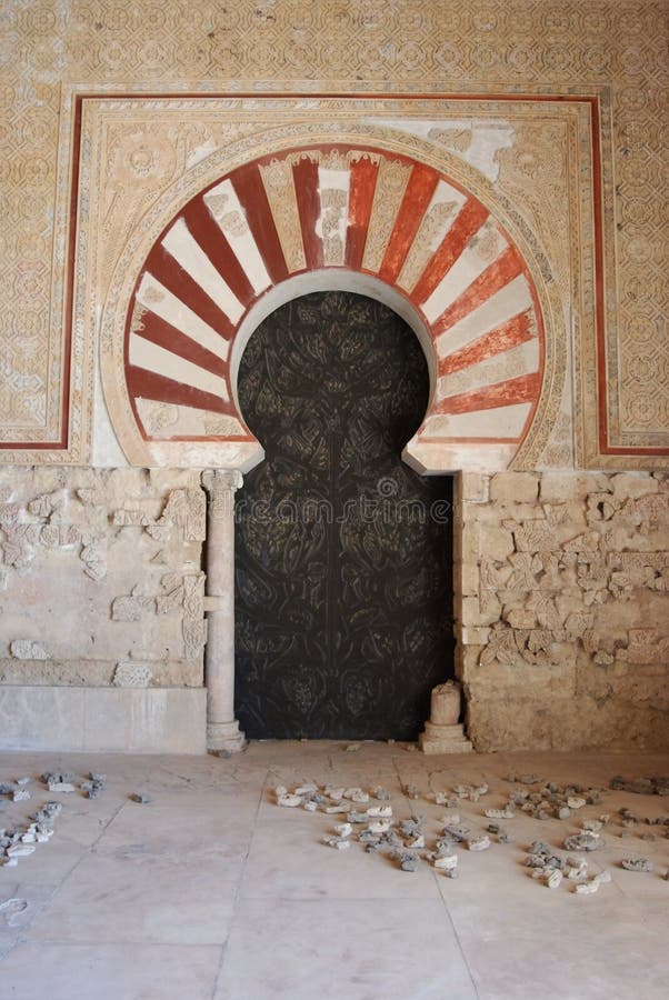 Central nave, Medina Azahara, Spain.