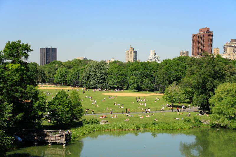 Central Park stock photo. Image of horizontal, york, green - 6148510