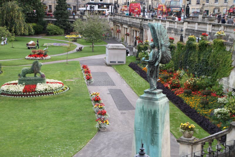 Central park Bath City editorial photography. Image of city 112753787