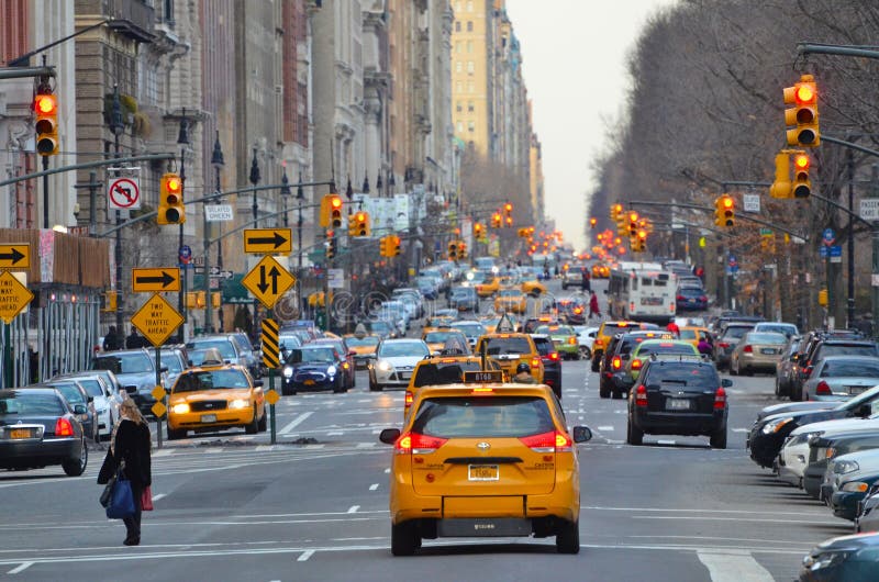 New York City, Central Park West immagine stock libera da diritti