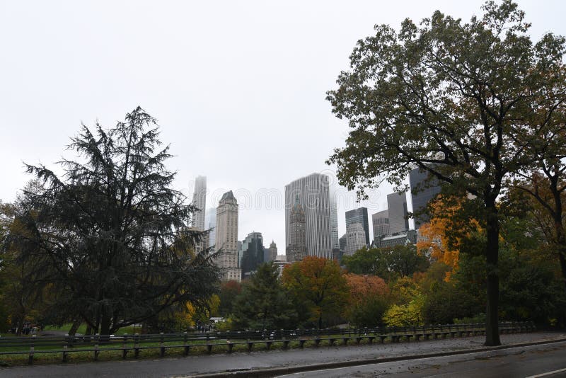 Central Park jesienią, Nowy Jork, USA obraz royalty free Central Park jesienią, Nowy Jork, USA obraz royalty free