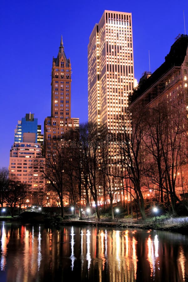 Central Park and manhattan skyline, New York City stock photos Central Park and manhattan skyline, New York City stock photos