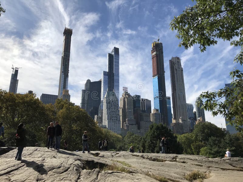 Central Park pendant l'automne, New York City photographie stock Central Park pendant l'automne, New York City photographie stock