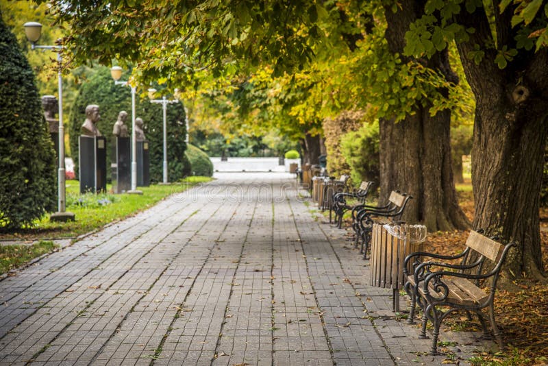 Central Park in Timisoara, Rumänien stockfotos Central Park in Timisoara, Rumänien stockfotos