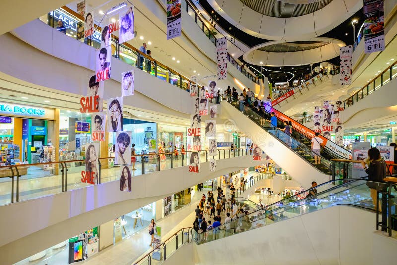 Interior Central Plaza Grand Rama 9 Stock - Free & Royalty-Free from Dreamstime