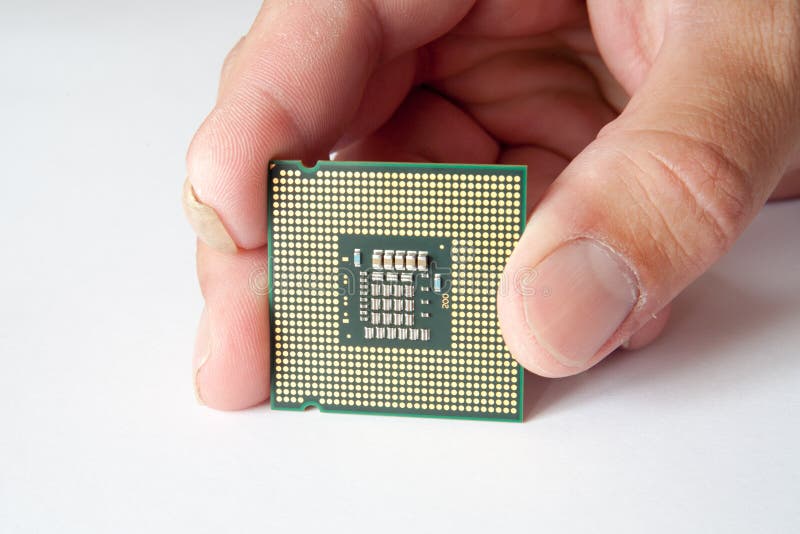 Central Processing Unit Cpu Stock Image Image Of Electric Central