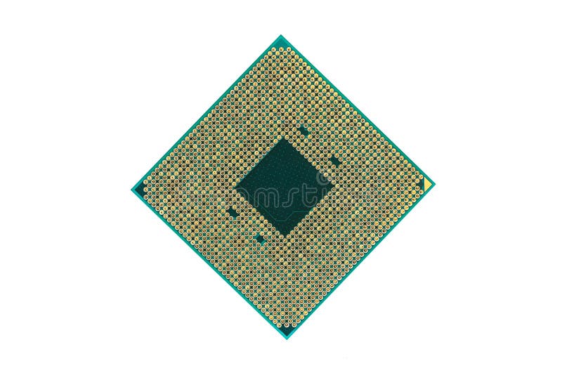 Central processing unit, CPU isolated on white background. royalty free stock images Central processing unit, CPU isolated on white background. royalty free stock images