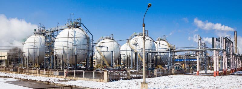 Fábrica química fotos de stock royalty free