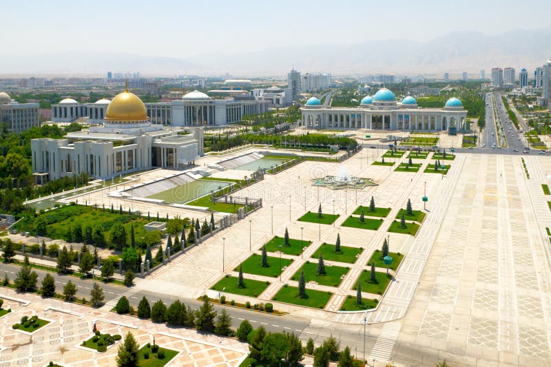 Central square of Ashgabat