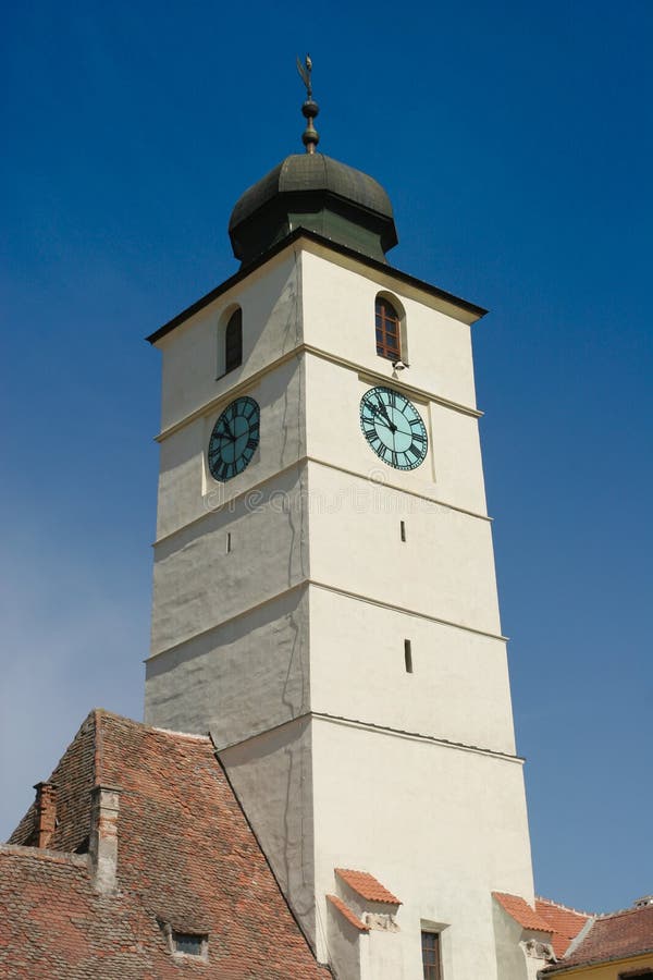 Central Square, Sibiu - Romania stock image