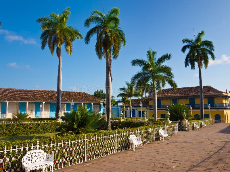 Central square in Trinidad, Cuba