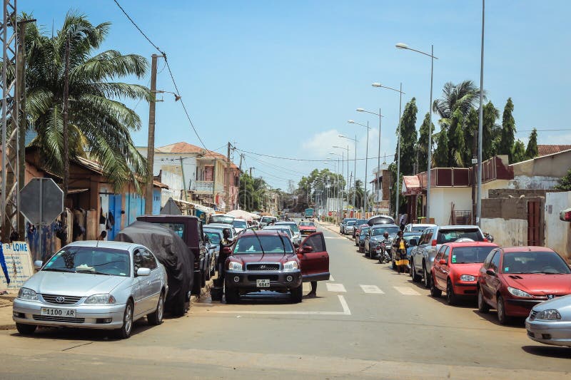 Central Streets of the West African Capital Lome Editorial Stock Photo Central Streets of the West African Capital Lome Editorial Stock Photo