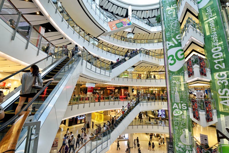 Central World Shopping Mall Bangkok Editorial Stock Photo Image Of