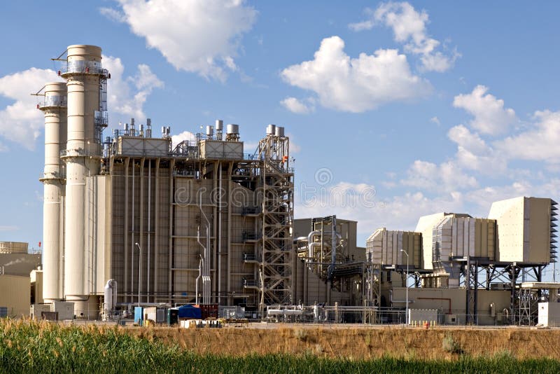 Centrale électrique images stock