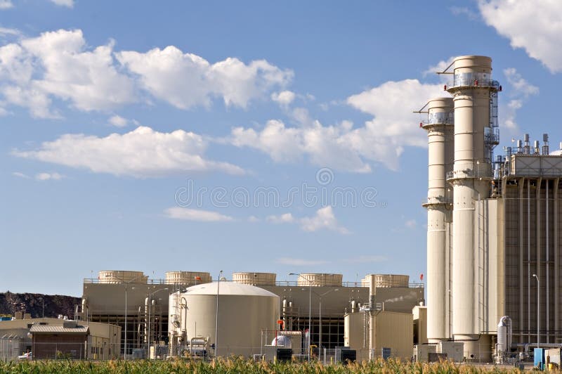 Centrale électrique photos stock