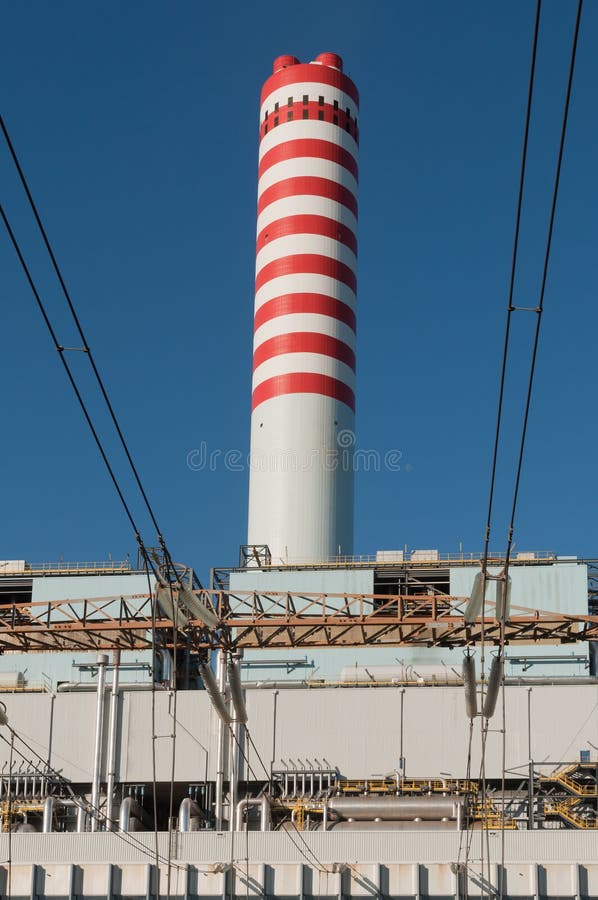 Centrale elettrica termica fotografia stock libera da diritti Centrale elettrica termica fotografia stock libera da diritti