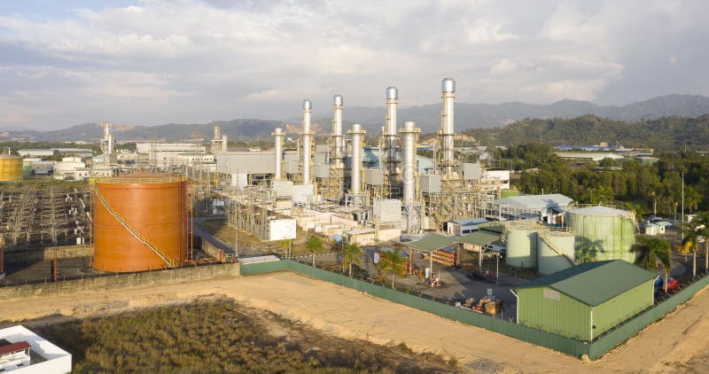 Centrale électrique photo libre de droits