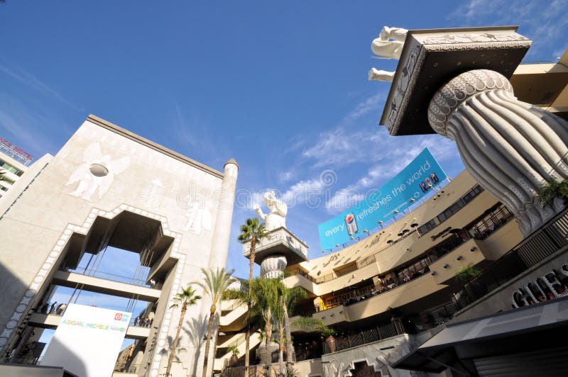 Centre Commercial De Hollywood Image stock éditorial Image du angeles