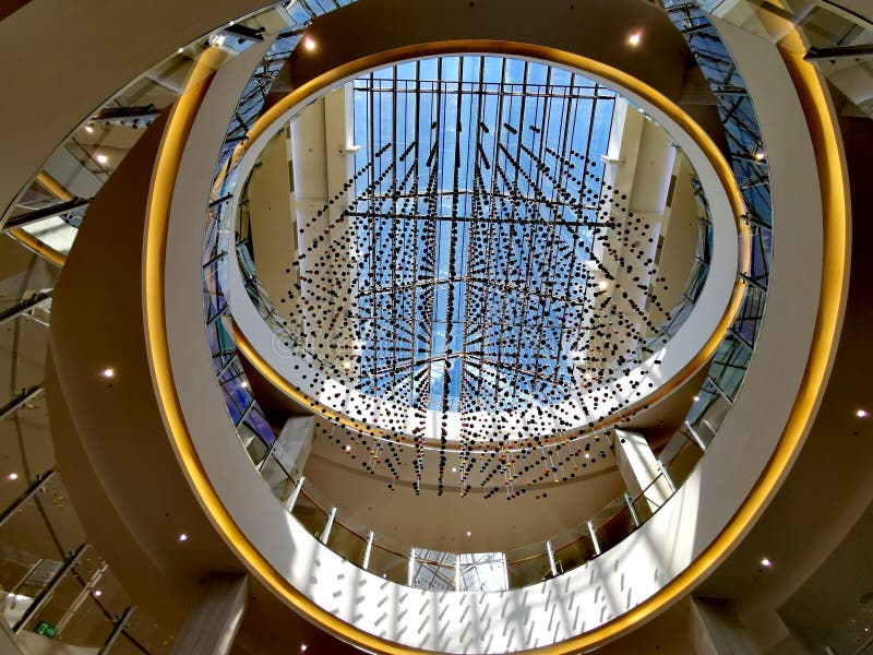 Centre commercial de Macquarie de plafond en verre de centre commercial @ photo stock Centre commercial de Macquarie de plafond en verre de centre commercial @ photo stock