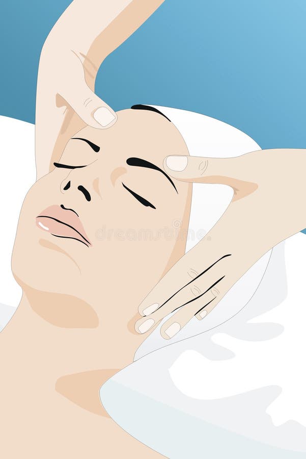 Centre de beauté illustration libre de droits Centre de beauté illustration libre de droits