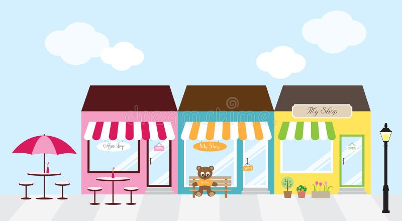 Centro commerciale royalty illustrazione gratis Centro commerciale royalty illustrazione gratis