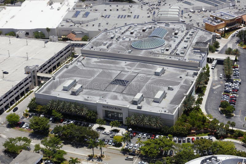 Centro commerciale aereo di Nordstrom Aventura di immagine fotografia stock Centro commerciale aereo di Nordstrom Aventura di immagine fotografia stock