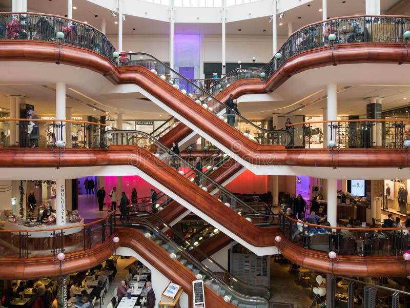 Centro commerciale di principi Square a Glasgow fotografie stock Centro commerciale di principi Square a Glasgow fotografie stock