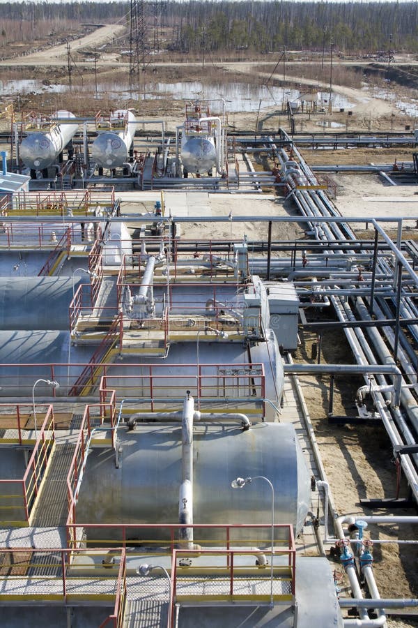 Centro de refinação imagem de stock