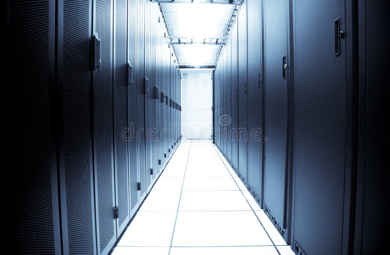 Centro dati del calcolatore immagine stock
