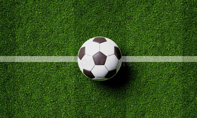 campo de futebol 3D fundo - ilustração vetorial - Stockphoto #11650724