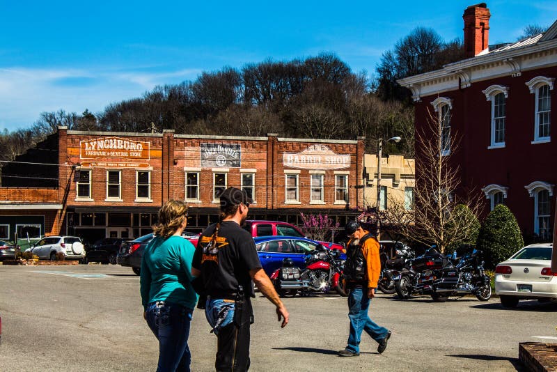 centro de lynchburg TN da cidade 04/02/2018 fotos de stock centro de lynchburg TN da cidade 04/02/2018 fotos de stock