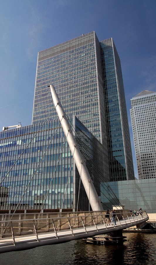 Centro de negócio de Londres imagem de stock