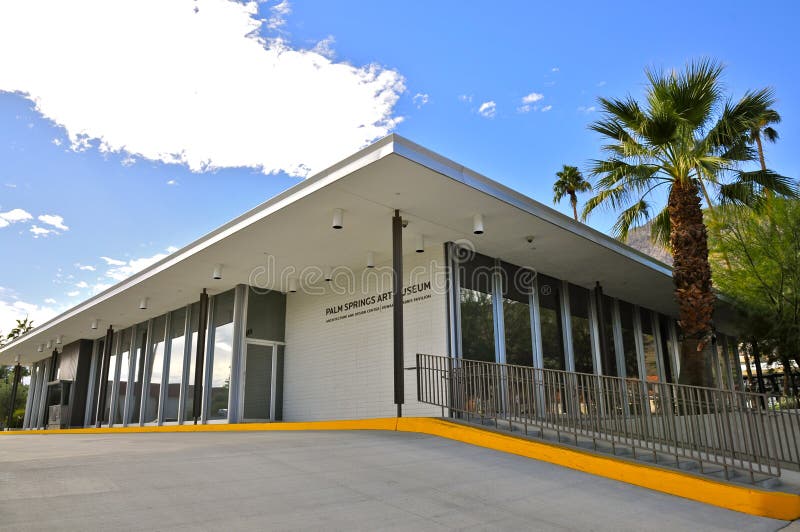 Centro di Art Museum A+D del Palm Springs fotografia stock Centro di Art Museum A+D del Palm Springs fotografia stock