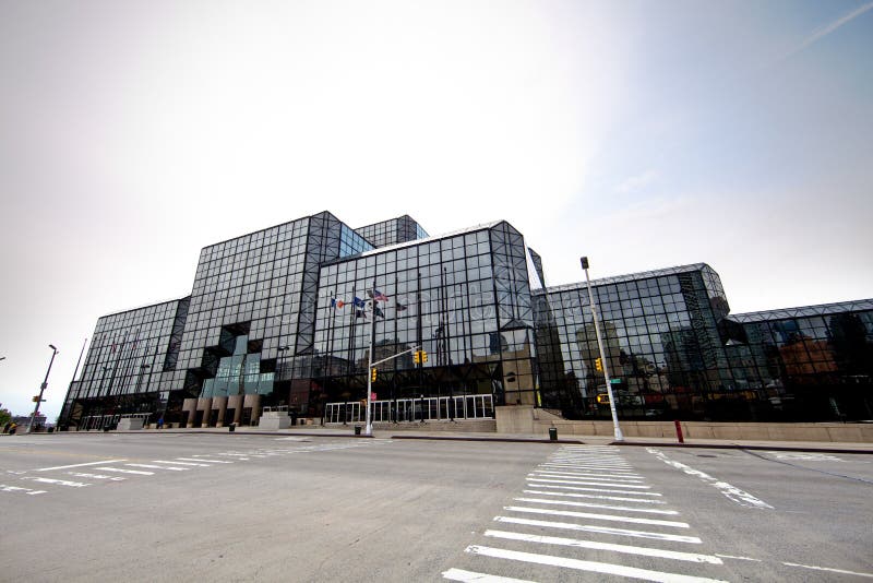 Jacob K. Javits Convention Center is a large convention center located on Eleventh Avenue, on the West side of Manhattan in New York City. It was designed by architects I. M. Pei and partners. The revolutionary space frame structure was built in 1986 and named for United States Senator Jacob K. Javits, who died that year. The Center is operated and maintained by the New York City Convention Center Operating Corporation. The exhibit space is over 675,000 square feet (62,700 m2). Planning and constructing a convention center on Manhattan's west side has had a long and controversial history, including efforts starting in the early 1970s to produce a megaproject involving a redevelopment concept. When the Center opened, it replaced the New York Coliseum as the city's major convention facility, making way for the demolition of the Coliseum and future construction of the Time Warner Center at Columbus Circle. Jacob K. Javits Convention Center is a large convention center located on Eleventh Avenue, on the West side of Manhattan in New York City. It was designed by architects I. M. Pei and partners. The revolutionary space frame structure was built in 1986 and named for United States Senator Jacob K. Javits, who died that year. The Center is operated and maintained by the New York City Convention Center Operating Corporation. The exhibit space is over 675,000 square feet (62,700 m2). Planning and constructing a convention center on Manhattan's west side has had a long and controversial history, including efforts starting in the early 1970s to produce a megaproject involving a redevelopment concept. When the Center opened, it replaced the New York Coliseum as the city's major convention facility, making way for the demolition of the Coliseum and future construction of the Time Warner Center at Columbus Circle.