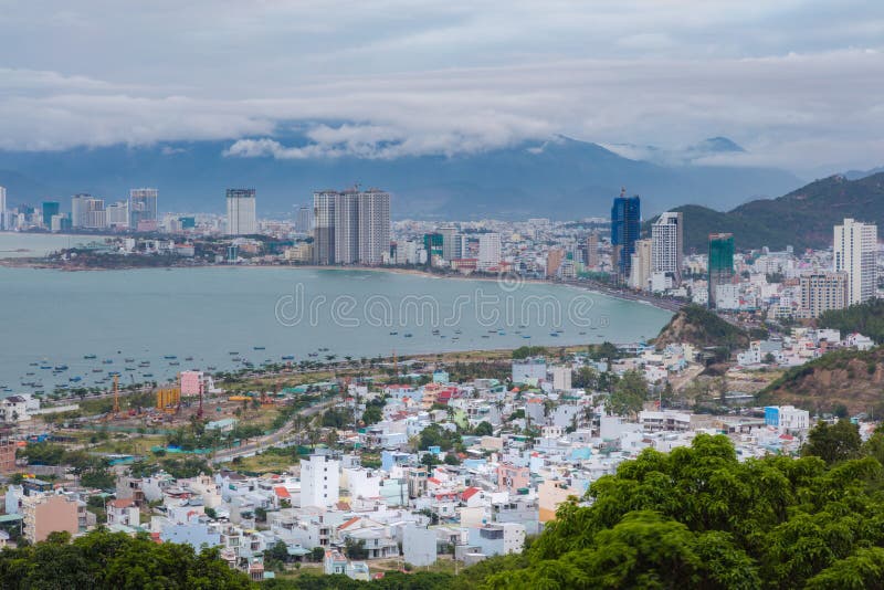Centro di villeggiatura asiatico Nha Trang Vietnam fotografia stock Centro di villeggiatura asiatico Nha Trang Vietnam fotografia stock