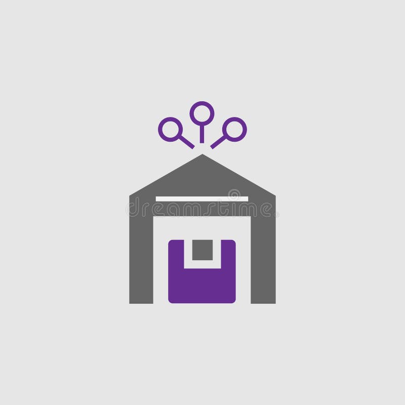 Centro, icono del paquete Elemento del icono de la entrega y de la logística para los apps móviles del concepto y de la web El ce ilustración del vector Centro, icono del paquete Elemento del icono de la entrega y de la logística para los apps móviles del concepto y de la web El ce ilustración del vector