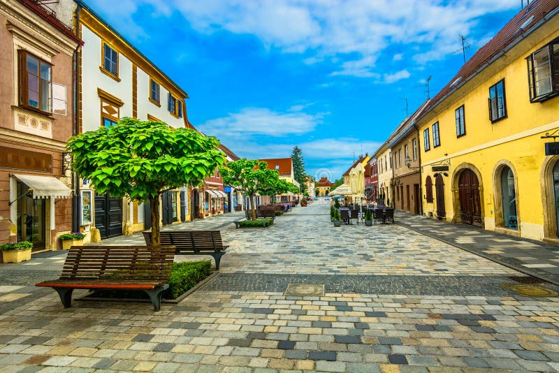 Centro urbano di Varazdin, Croazia