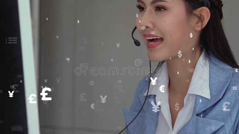 Centrul de apel pentru asistență pentru clienți furnizează date în vederea conceptuală royalty free stock photo