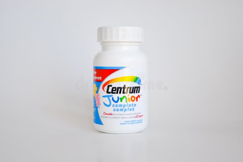 Centrum Junior Complete Vitamins for Children Editorial Photography