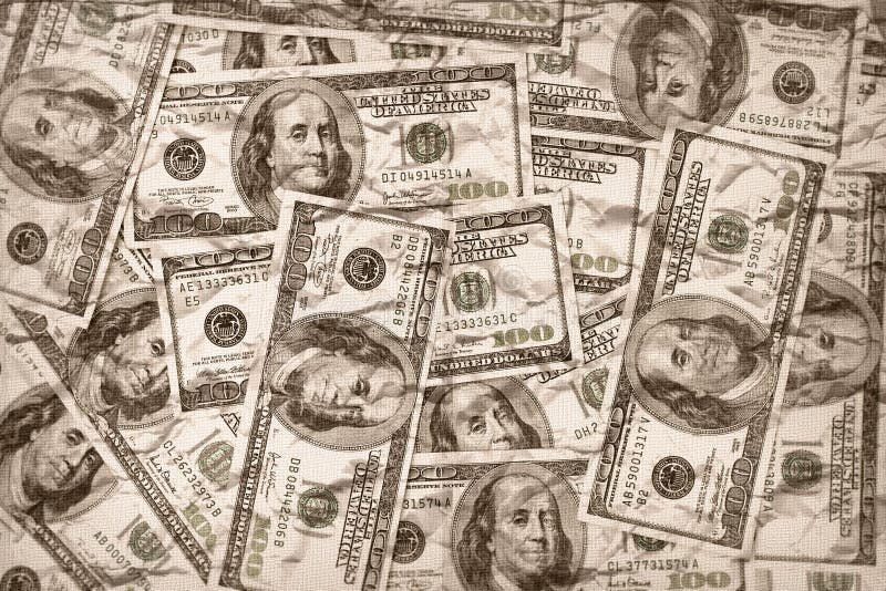 Cents billets d'un dollar photo libre de droits