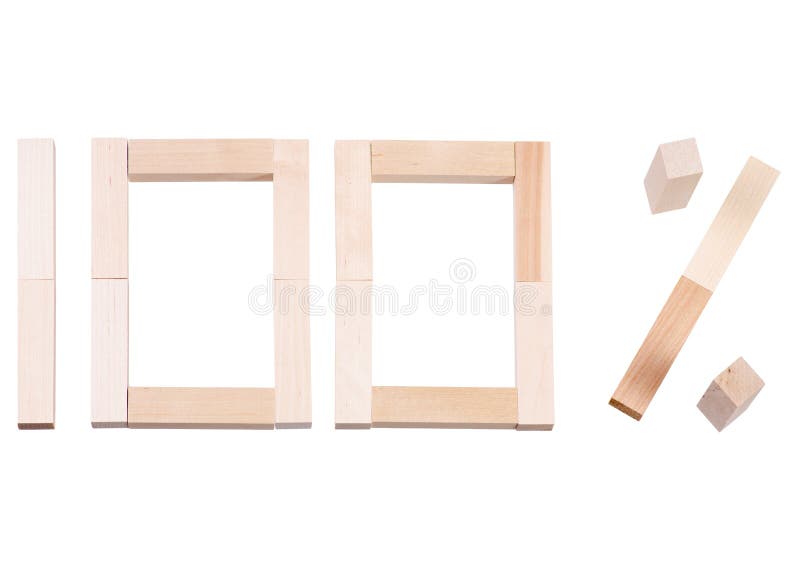 Cents pour cent image stock Cents pour cent image stock