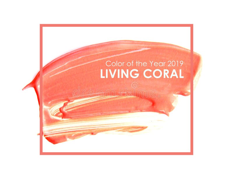 Cepille y pinte la textura en el coral vivo de papel Color del año 2019 coral de vida - imagen libre illustration Cepille y pinte la textura en el coral vivo de papel Color del año 2019 coral de vida - imagen libre illustration
